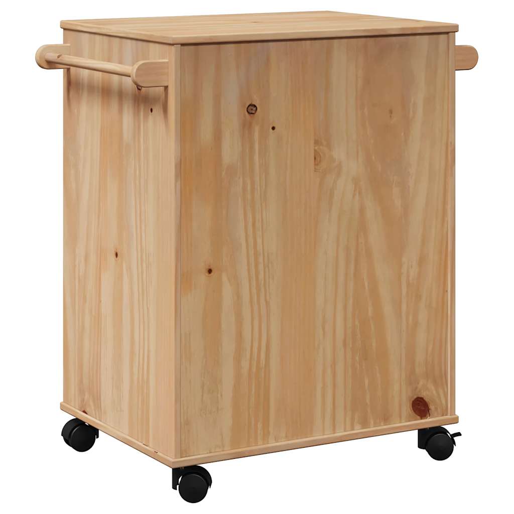 Kuhinjska kolica OTTA 59 x 45 x 80 cm od masivne borovine