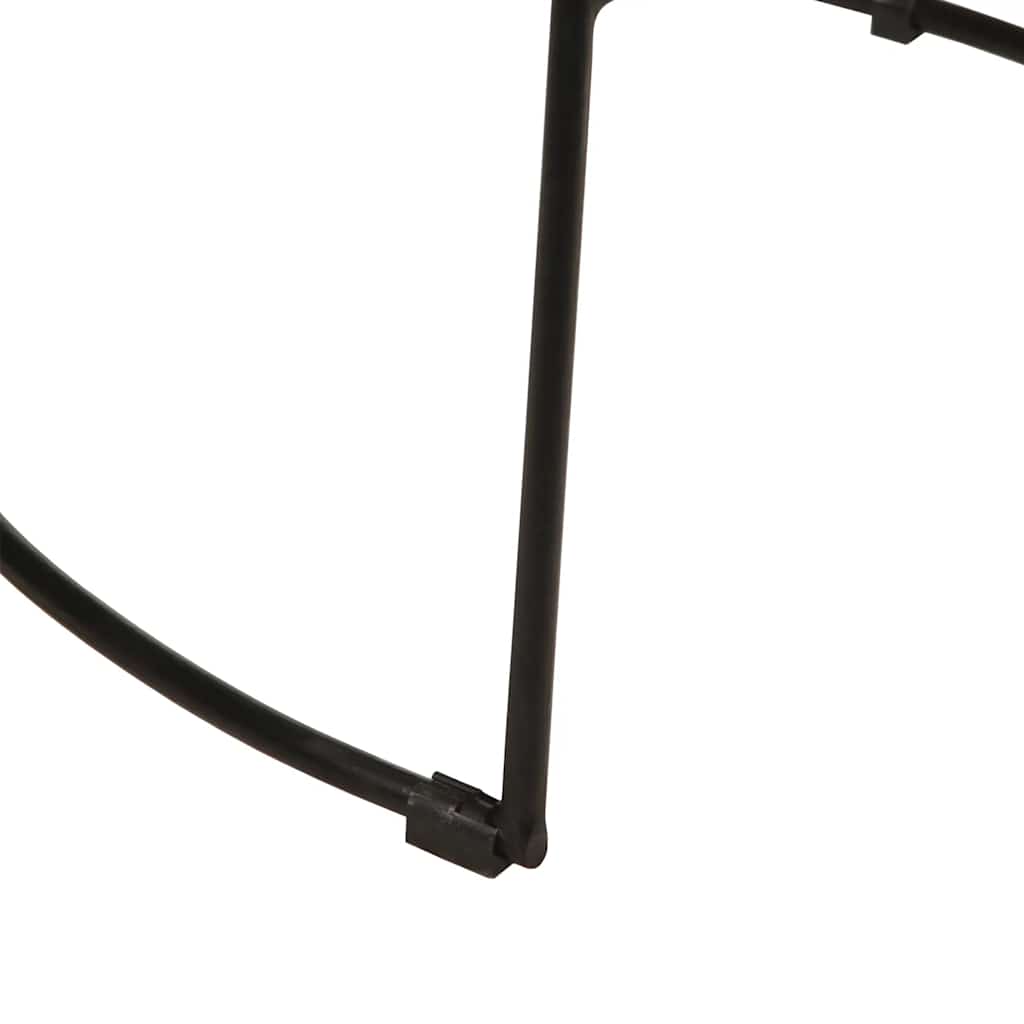 Barski stolci 2 kom crni 49x43x88 cm masivnog drva manga