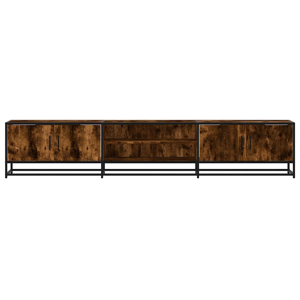 TV ormarić boja dimljenog hrasta 210x35x41 cm konstruirano drvo