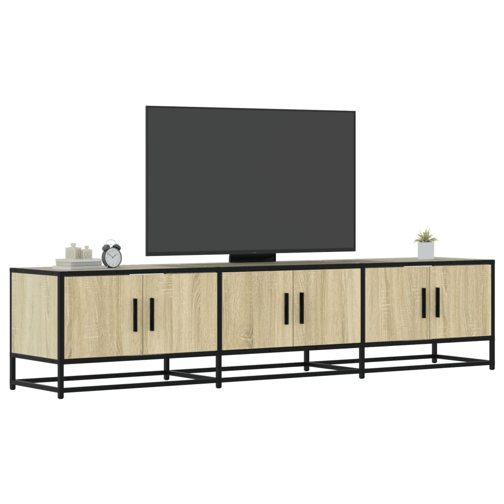 TV ormarić boja hrasta 180x35x41 cm od konstruiranog drva Smeđa
