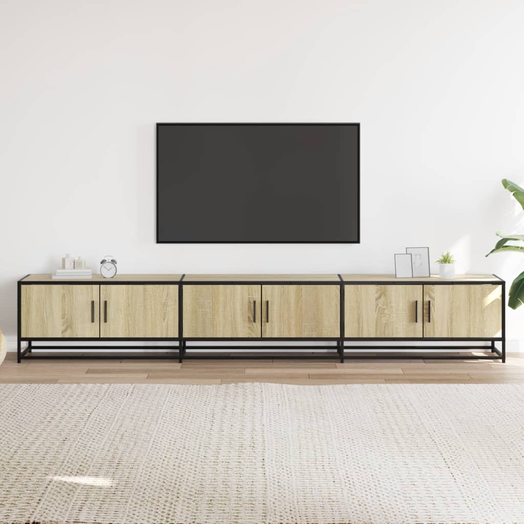 TV ormarić boja hrasta sonome 240x35x41 cm konstruirano drvo