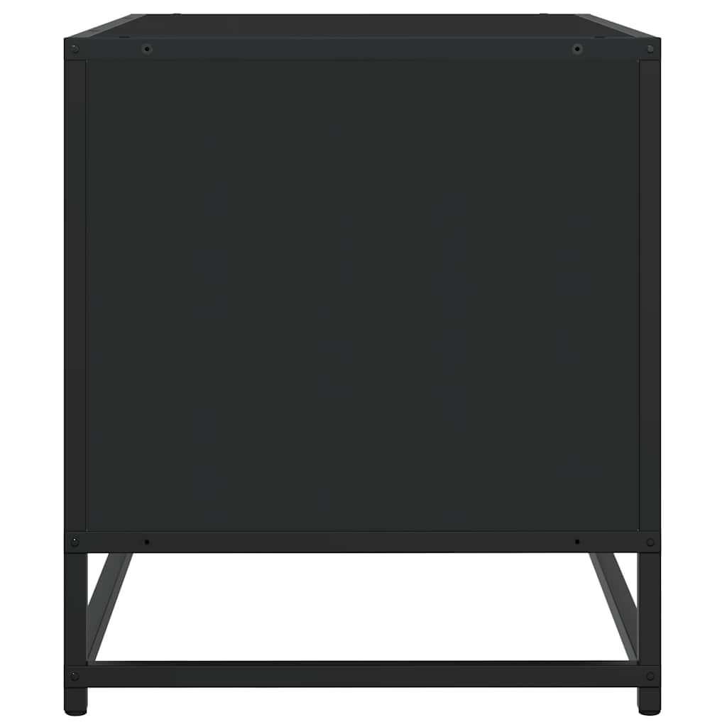 TV ormarić crni 270x40x46 cm izrađeno drvo
