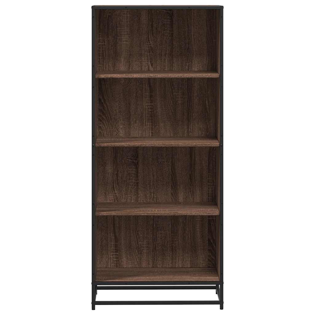 Polica za knjige smeđi hrast 60x35x139 cm izrađeno drvo