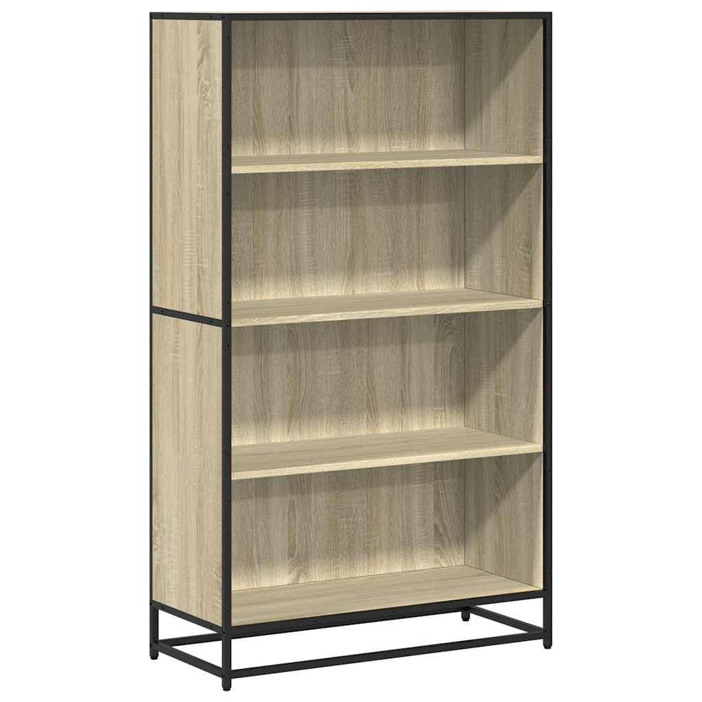 Polica za knjige sonoma hrast 80,5x35x139 cm izrađeno drvo