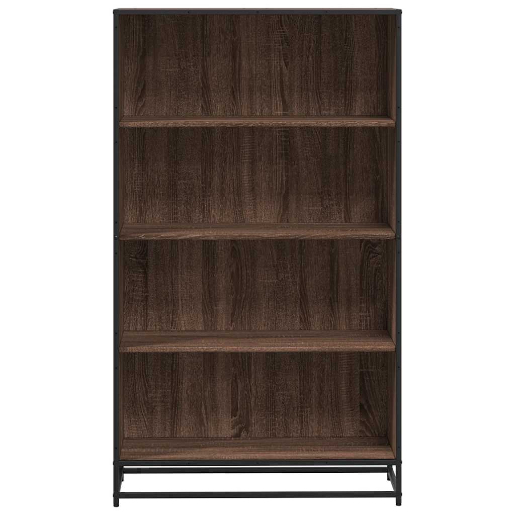 Polica za knjige smeđi hrast 80,5x35x139 cm izrađeno drvo