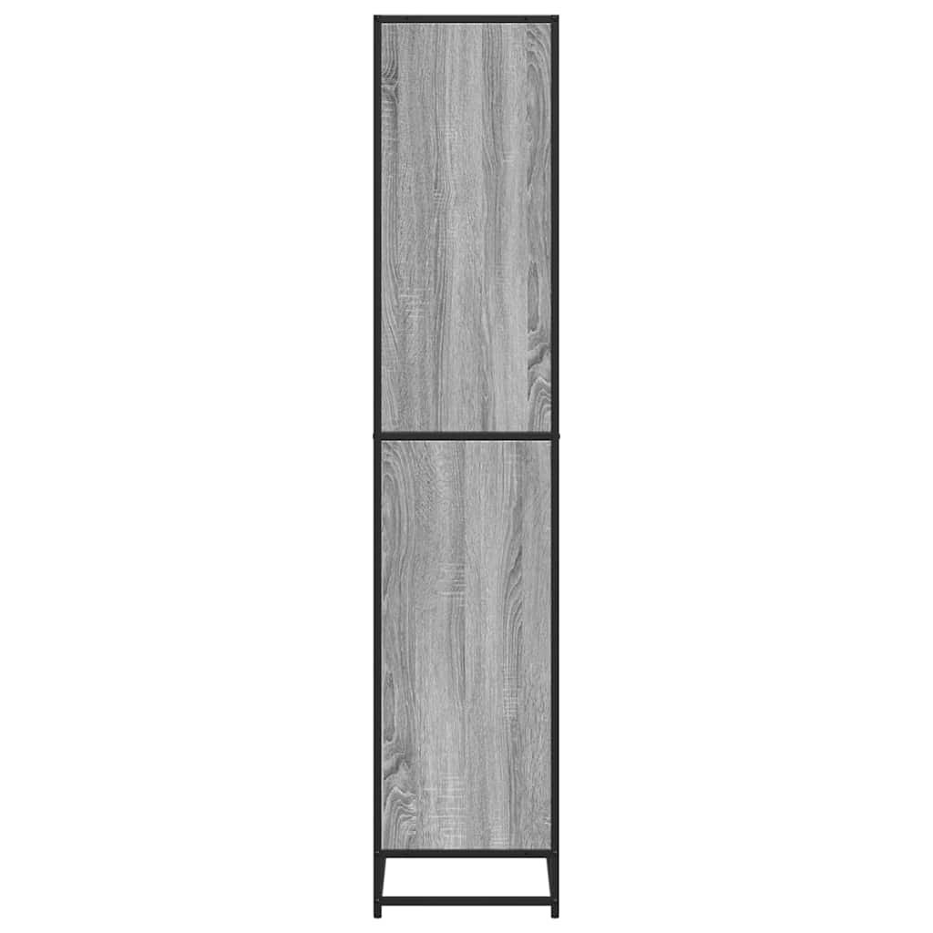 Polica za knjige siva Sonoma 60x35x170,5 cm izrađeno drvo