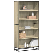 Polica za knjige sonoma hrast 80,5x35x170,5cm konstruirano drvo