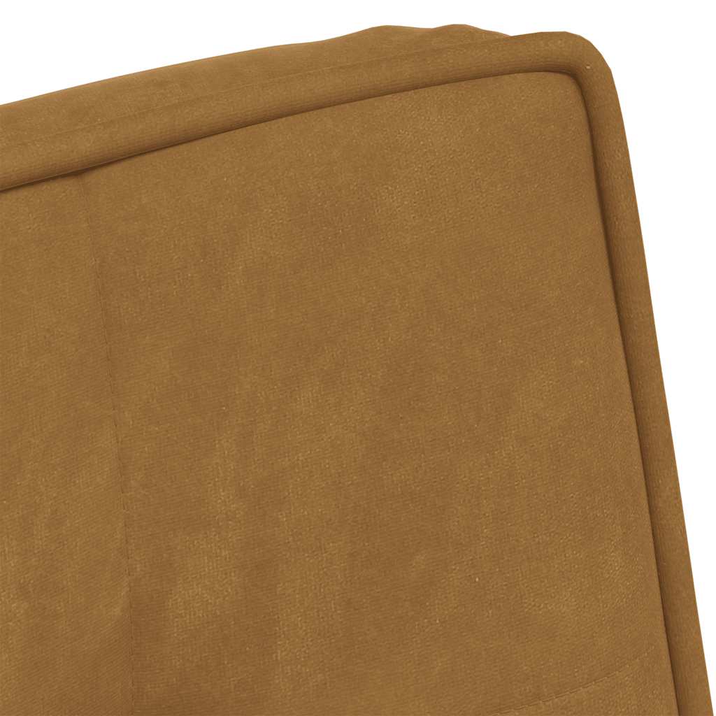 Stolica za opuštanje smeđa 64x74x84 cm baršun