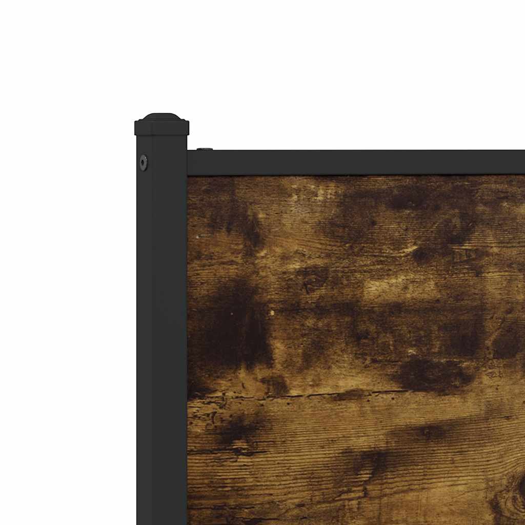 Metalni okvir kreveta bez madraca boja hrasta 180x200 cm