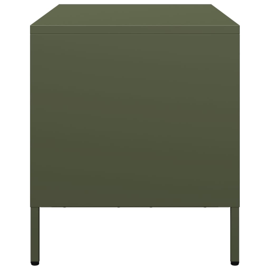 TV ormarić maslinastozeleni 68x39x43,5 cm hladno valjani čelik