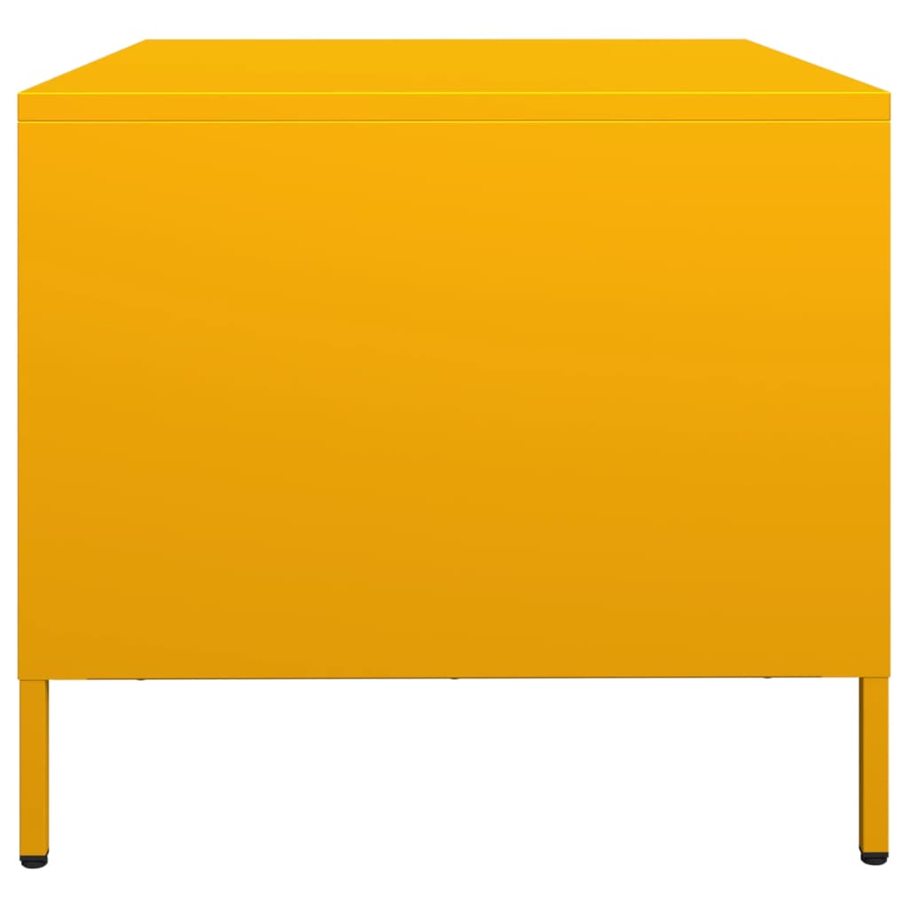 TV ormarić boja senfa 68x50x43,5 cm čelični
