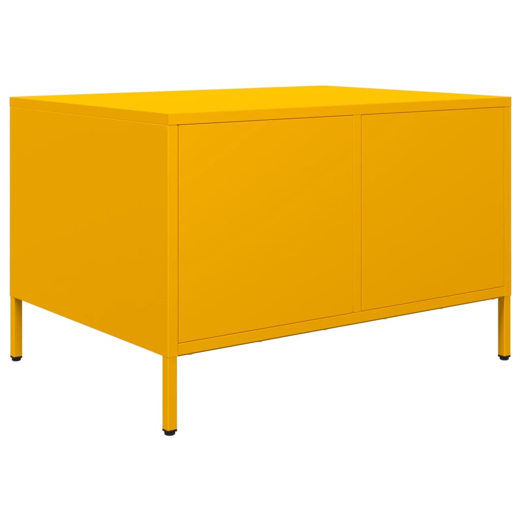 TV ormarić boja senfa 68x50x43,5 cm čelični