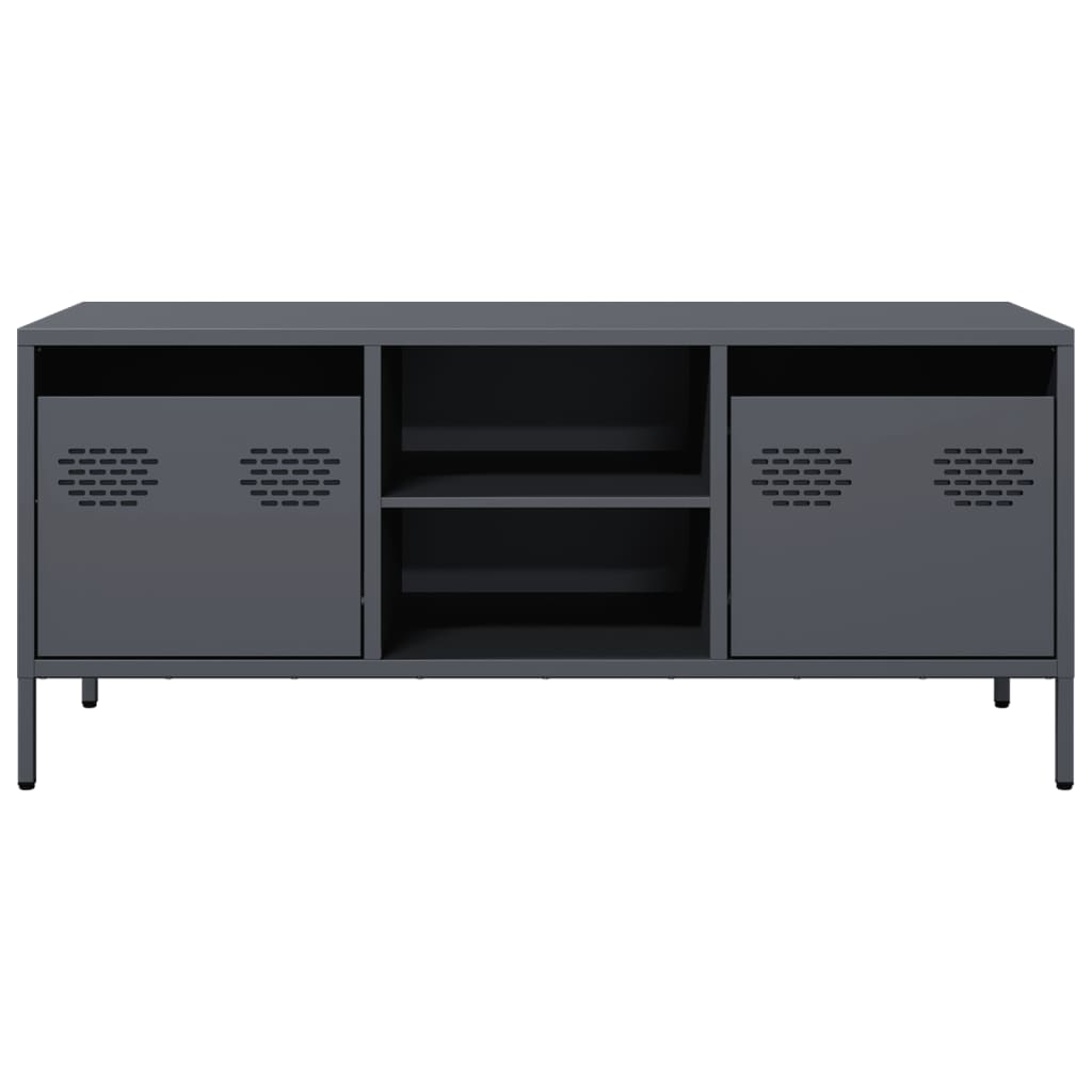 TV ormarić antracit 101,5 x 39 x 43,5 cm hladno valjani čelik