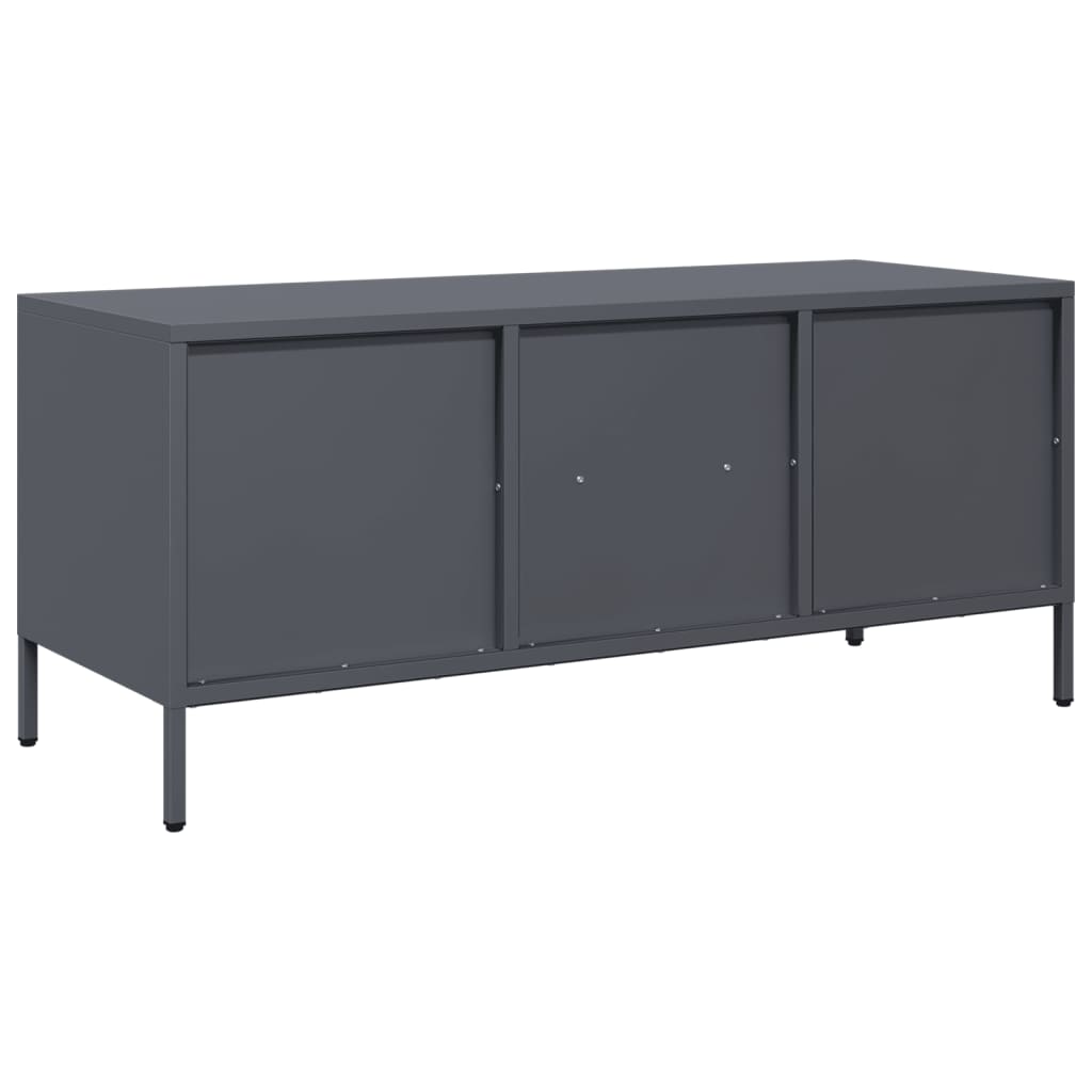 TV ormarić antracit 101,5 x 39 x 43,5 cm hladno valjani čelik