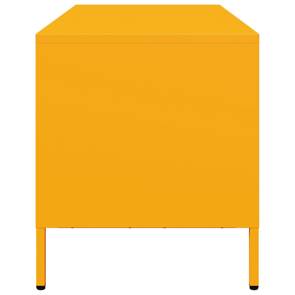 TV ormarić boja senfa 101,5x39x43,5 cm čelični