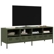TV ormarić maslinastozeleni 135 x 39 x 43,5 cm čelični