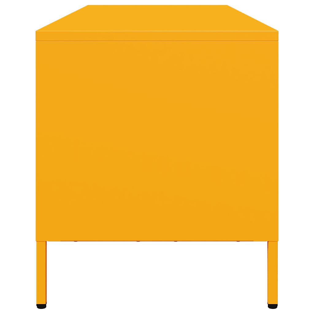 TV ormarić boja senfa 135x39x43,5 cm čelični
