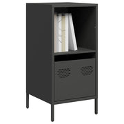 Komoda crna 35x39x73,5 cm hladno valjani čelik