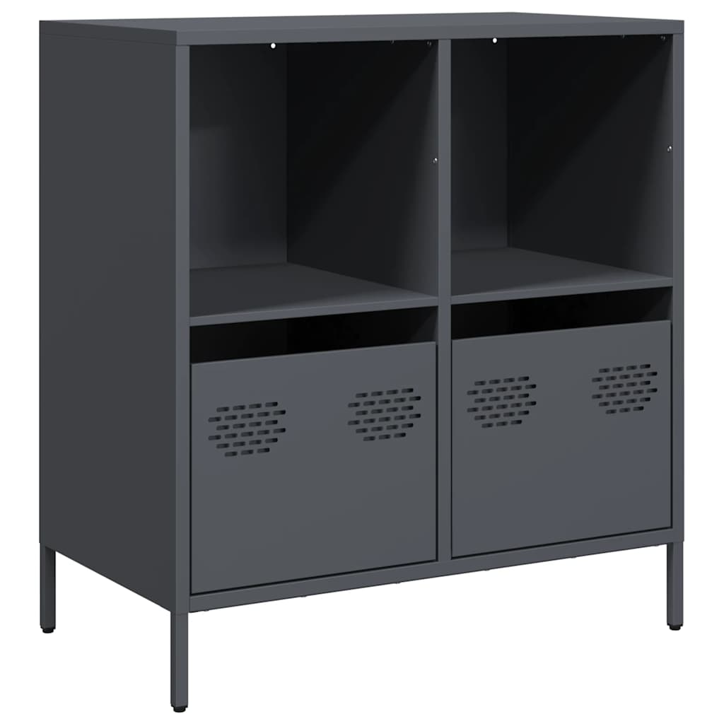 Komoda antracit 68x39x73,5 cm od hladno valjanog čelika