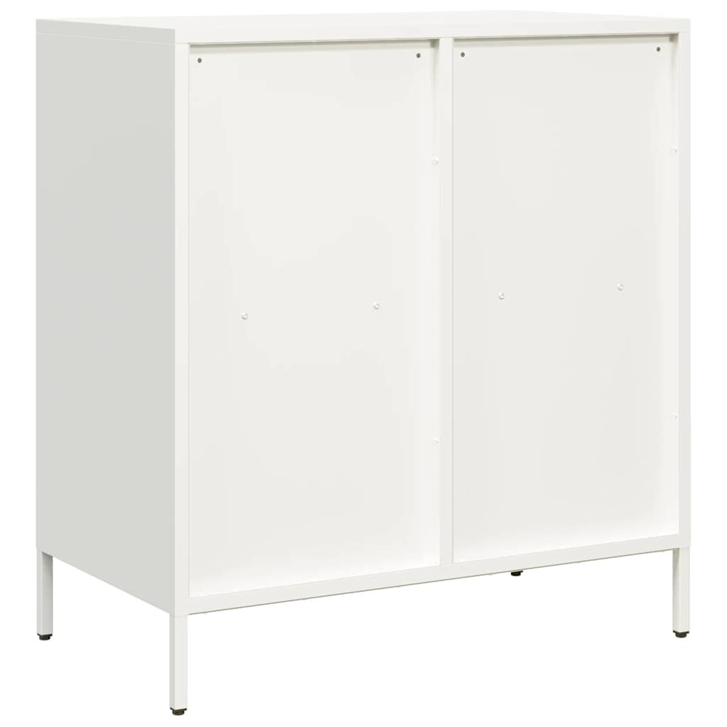 Komoda bijela 68x39x73,5 cm hladno valjani čelik