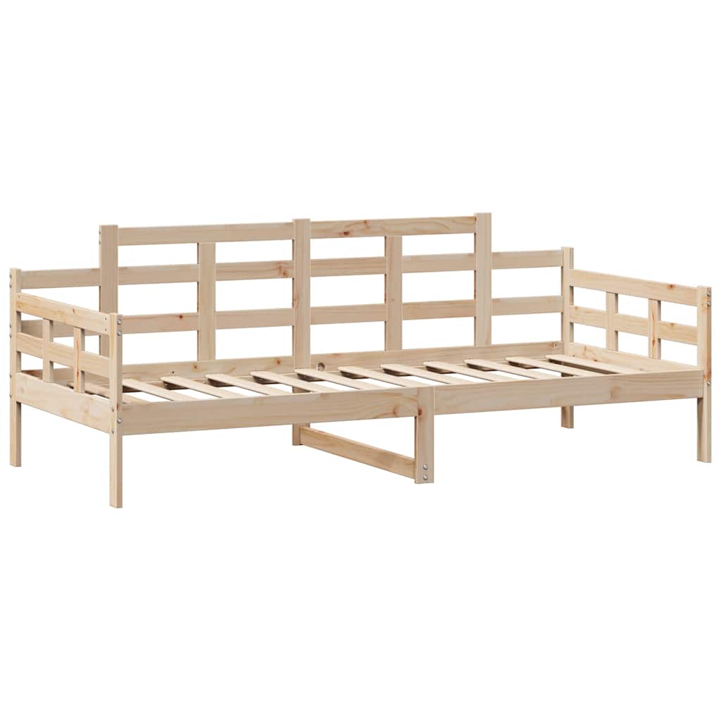 Dnevni krevet s ladicama bez madraca 90 x 190 cm masivno drvo