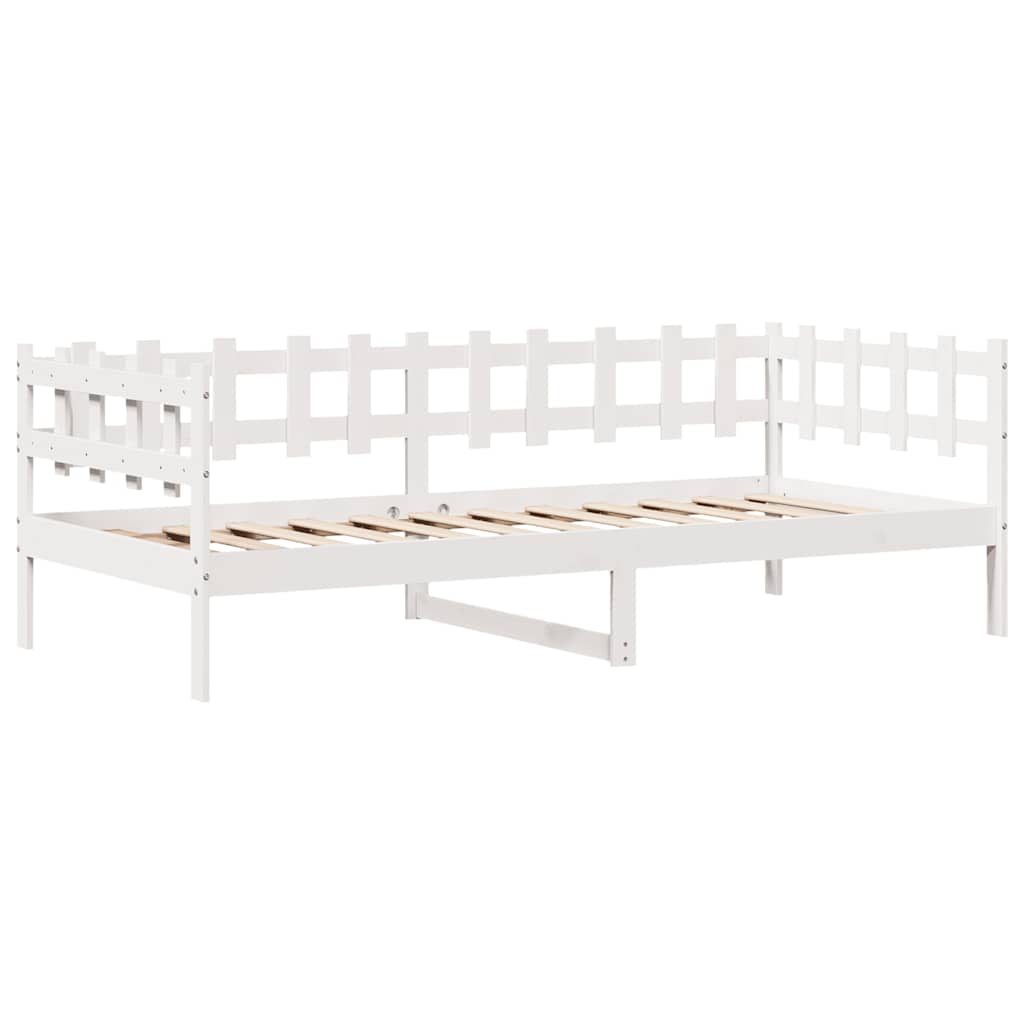Dnevni krevet s ladicama bez madraca 90x200 cm masivno drvo