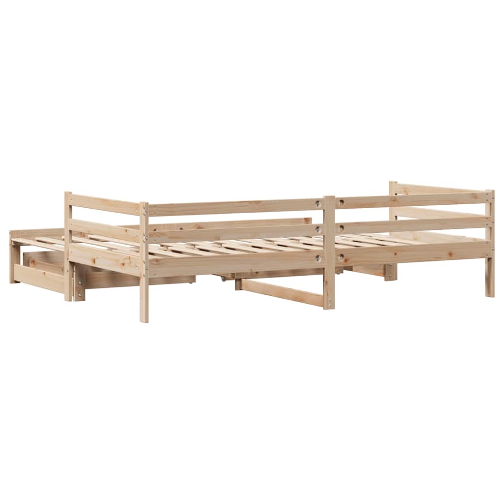Dnevni krevet na razvlačenje s ladicama bez madraca 80x200 cm