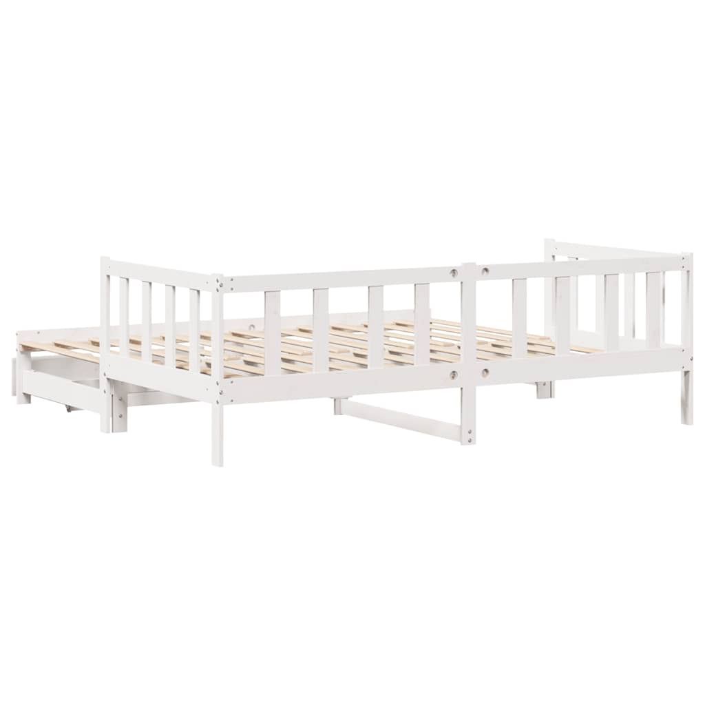 Dnevni krevet na razvlačenje s ladicama bez madraca 90x200 cm
