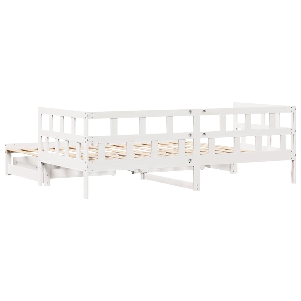 Dnevni krevet na razvlačenje s ladicama bez madraca 90x200 cm