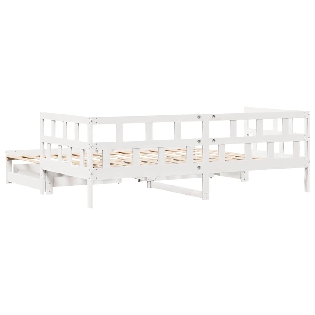 Dnevni krevet na razvlačenje s ladicama bez madraca 90x200 cm