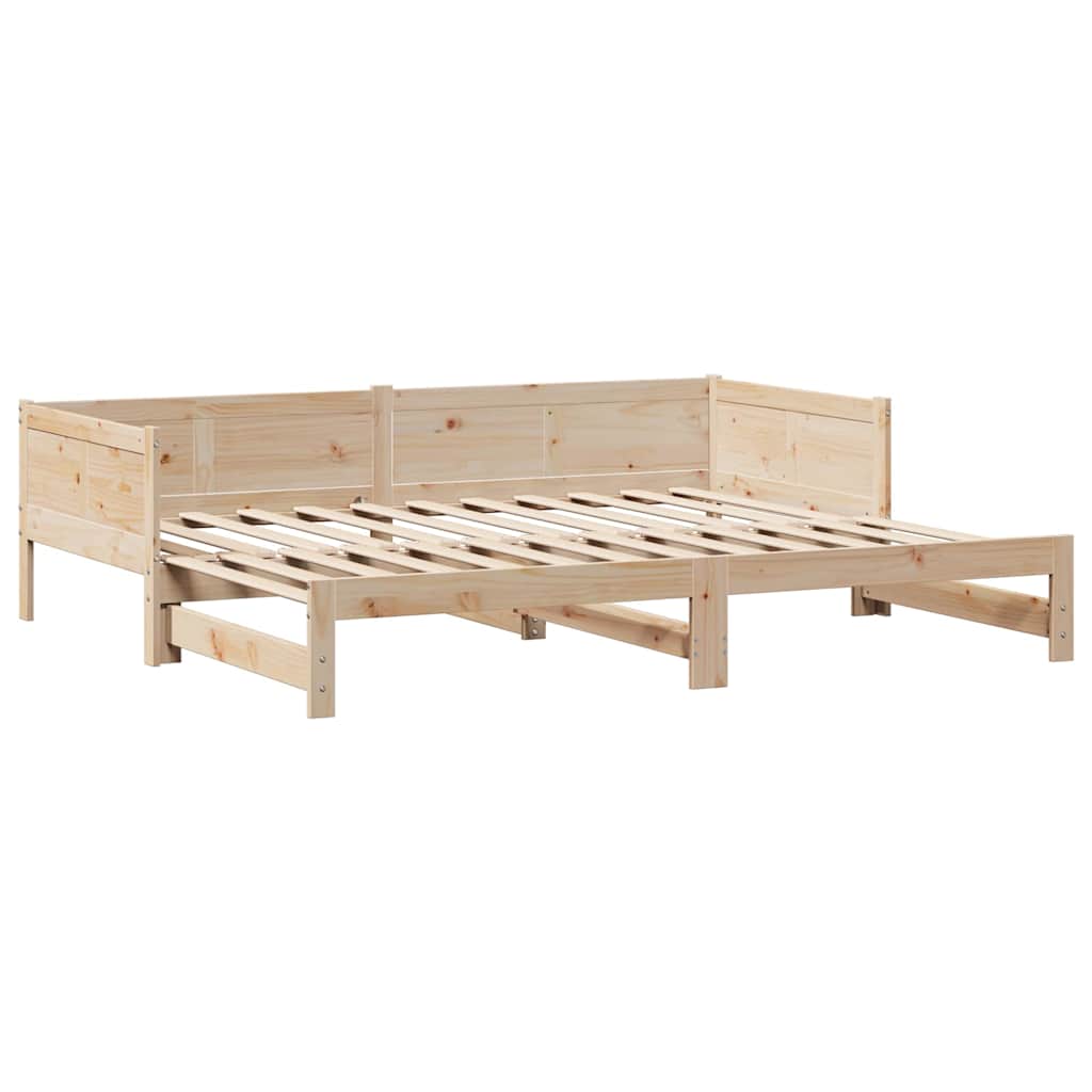 Dnevni krevet na razvlačenje s ladicama bez madraca 90 x 190 cm
