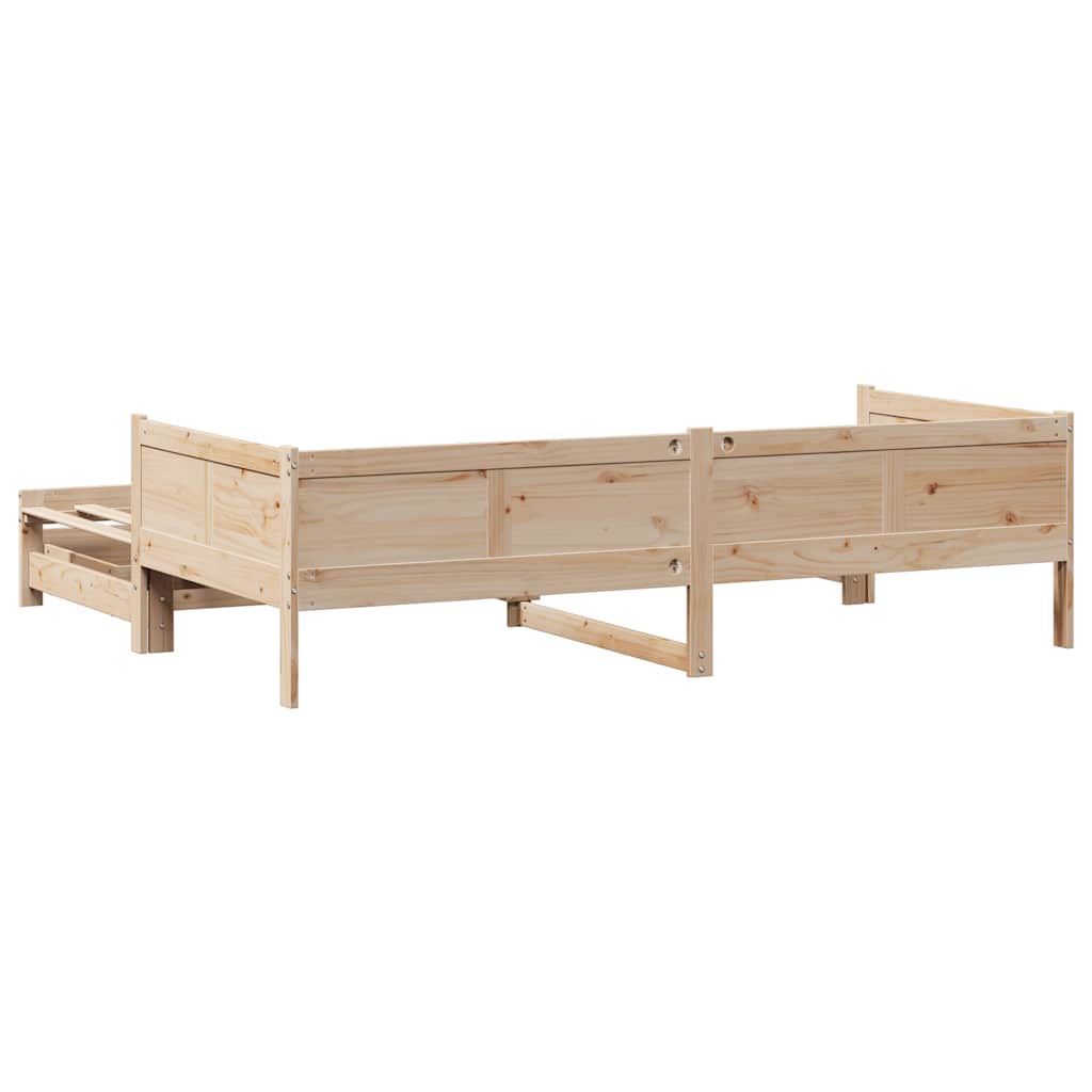 Dnevni krevet na razvlačenje s ladicama bez madraca 90 x 190 cm