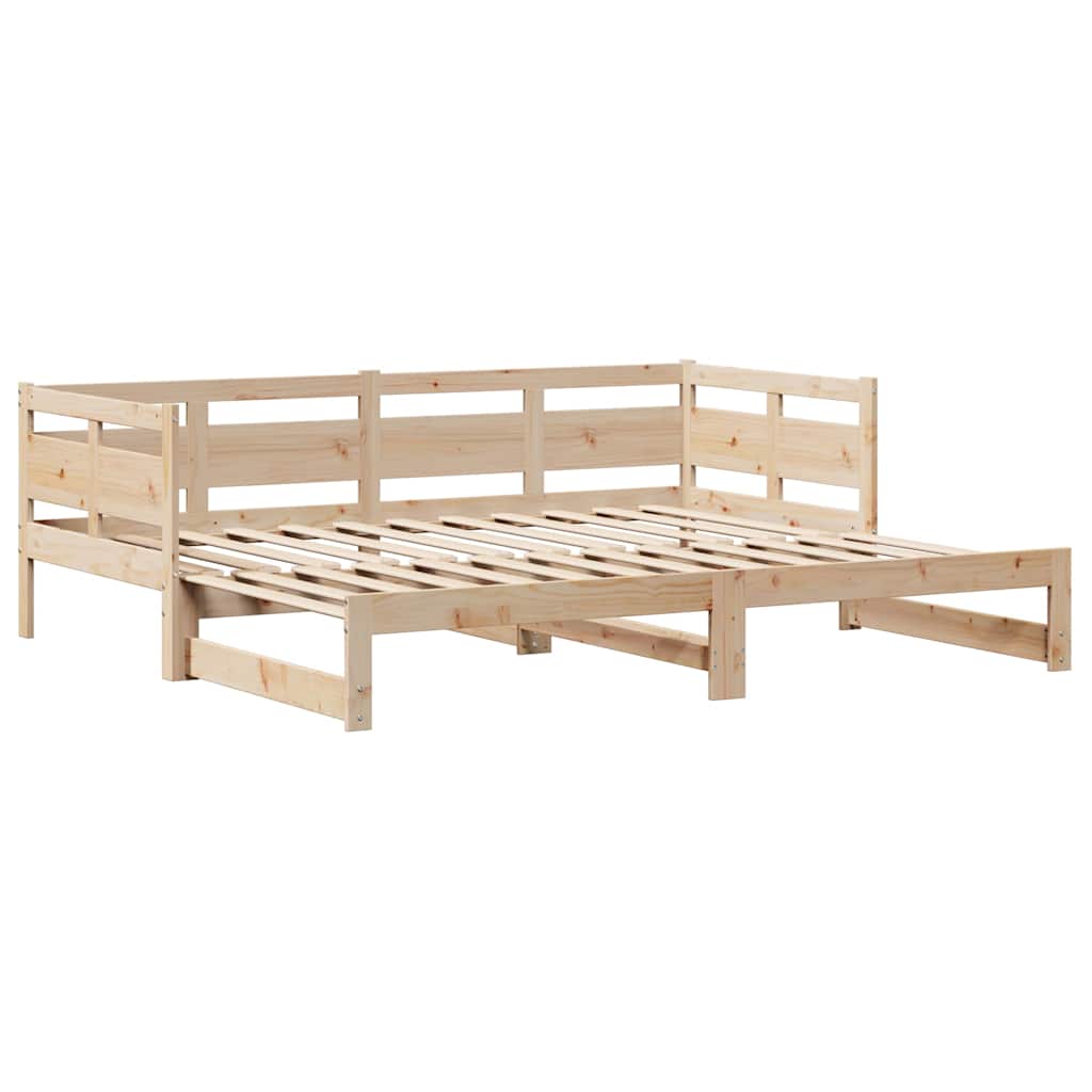 Dnevni krevet na razvlačenje s ladicama bez madraca 90 x 190 cm