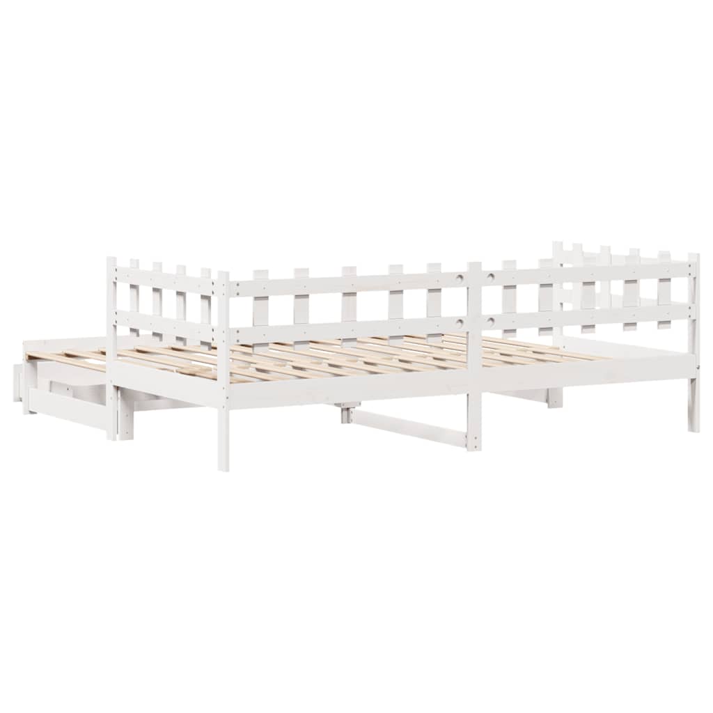 Dnevni krevet na razvlačenje s ladicama bez madraca 90x200 cm