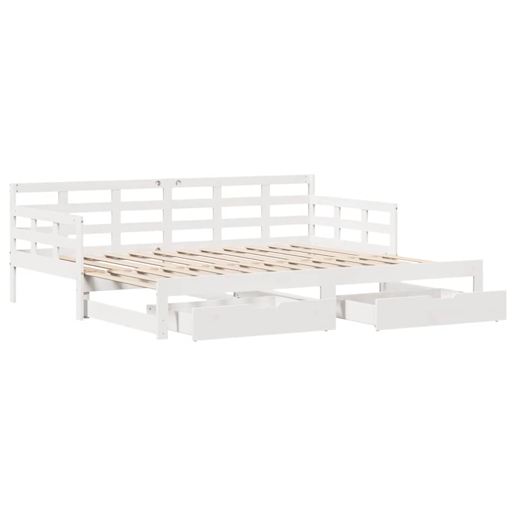Dnevni krevet na razvlačenje s ladicama bez madraca 80x200 cm