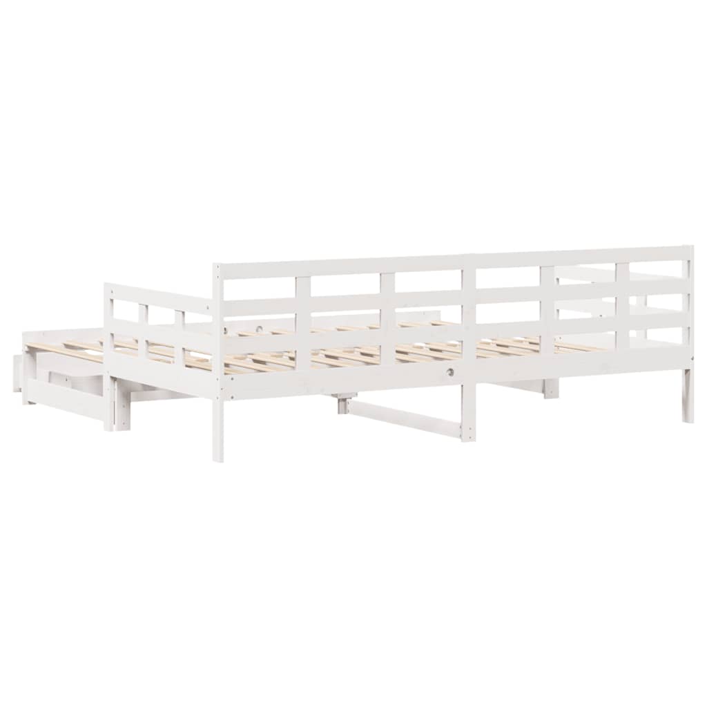 Dnevni krevet na razvlačenje s ladicama bez madraca 80x200 cm