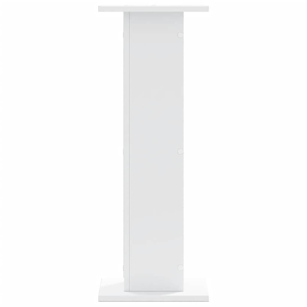 Stalci za zvučnike 2 kom bijeli 30x30x80 cm konstruirano drvo