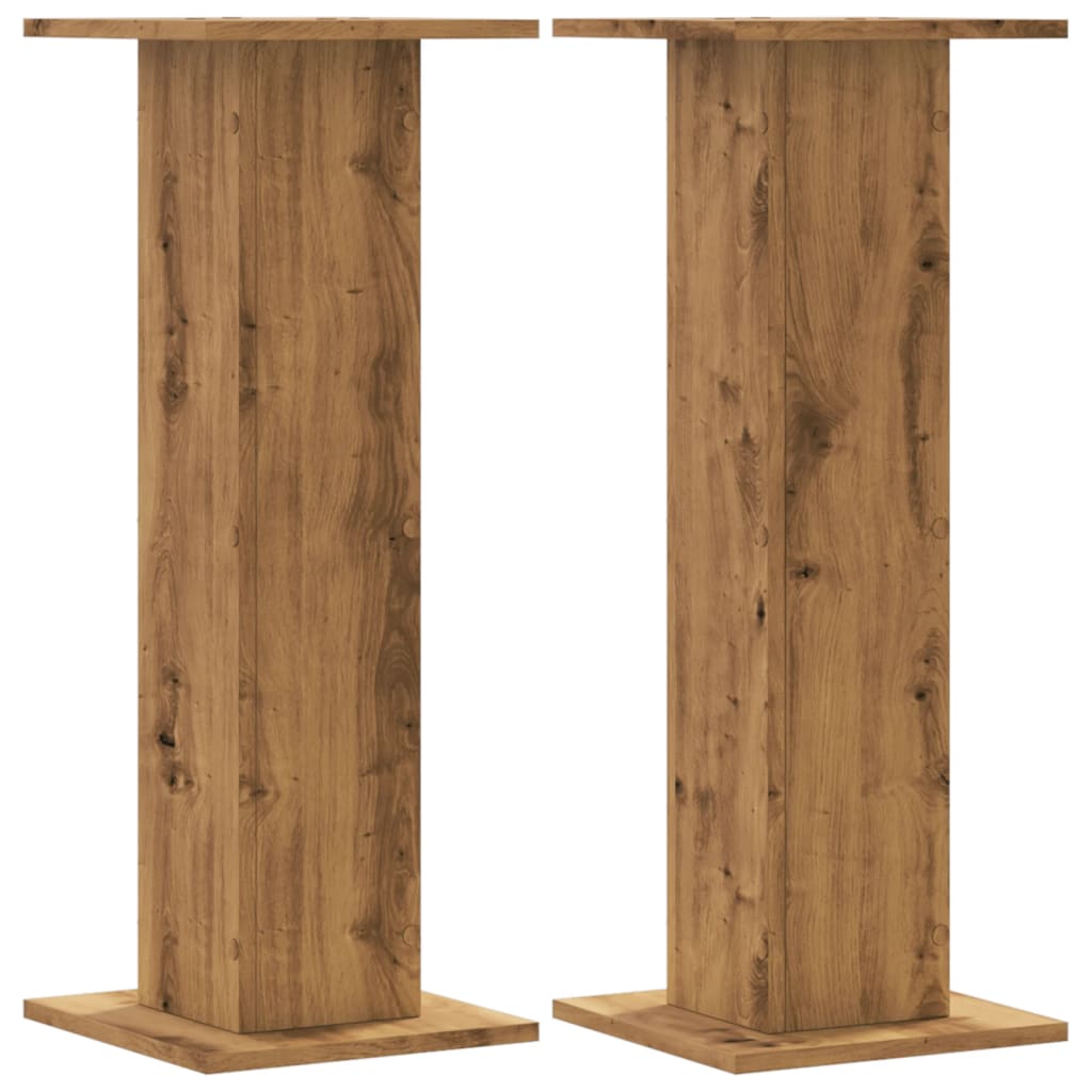 Stalci za zvučnike 2 kom 30 x 30 x 80 cm konstruirano drvo