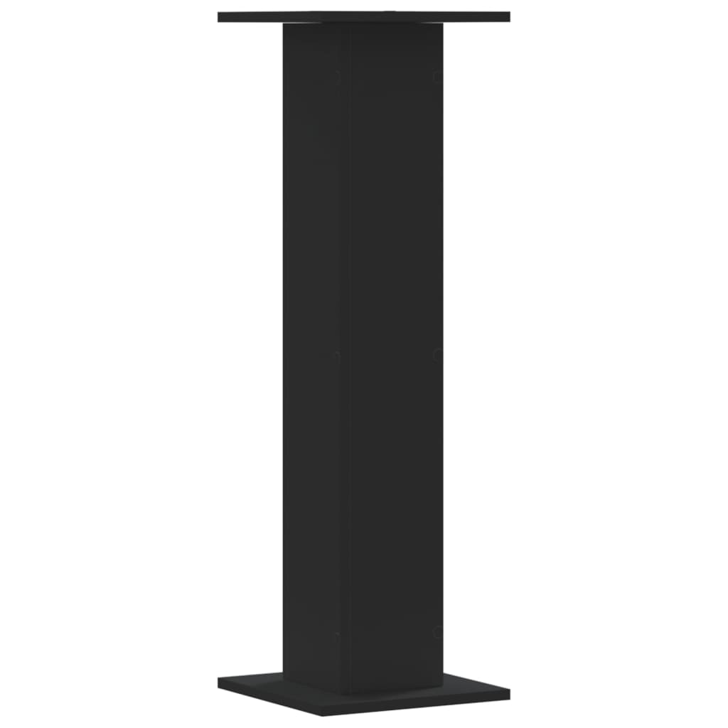 Stalci za zvučnike 2 kom crni 30x30x95 cm konstruirano drvo