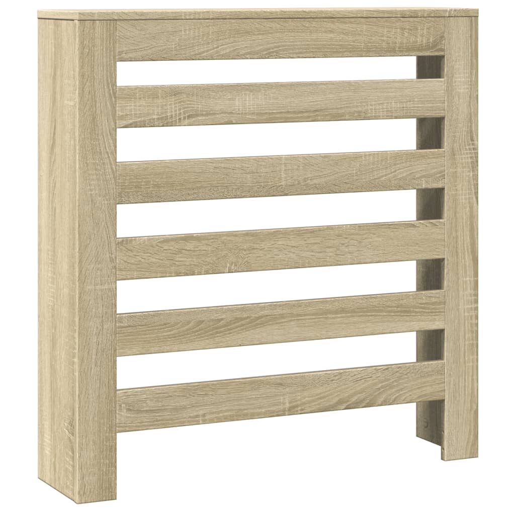 Pokrov za radijator hrasta sonome 78x20x82 cm konstruirano drvo
