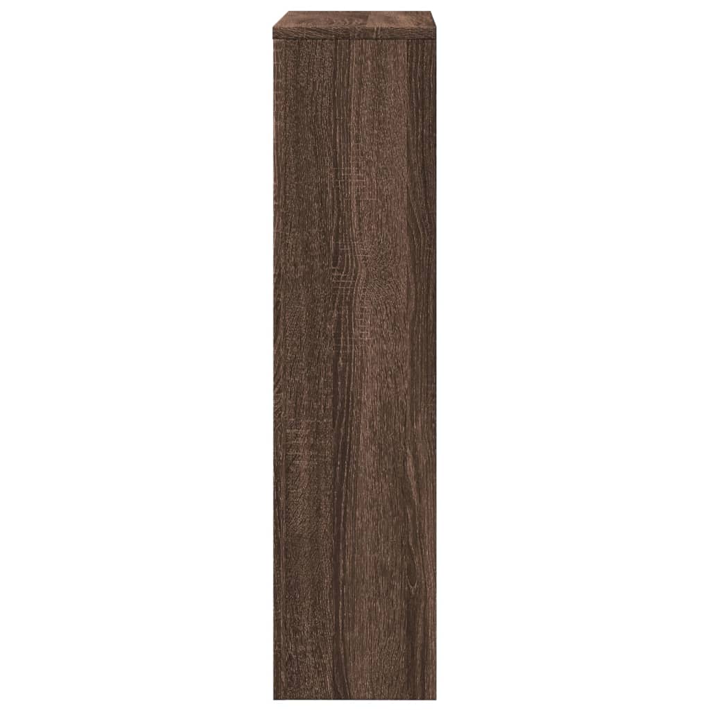 Pokrov za radijator hrasta sonome 78x20x82 cm konstruirano drvo