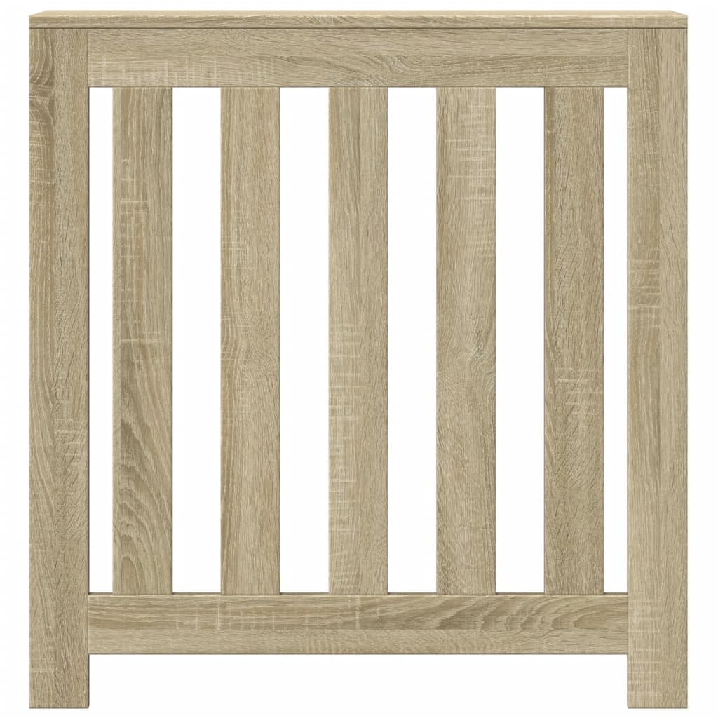 Pokrov za radijator hrasta sonome 78x20x82 cm konstruirano drvo