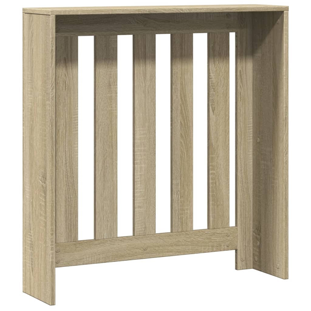 Pokrov za radijator hrasta sonome 78x20x82 cm konstruirano drvo