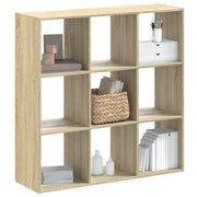 Regal za knjige boja hrasta 102x32x102 cm od konstruiranog drva