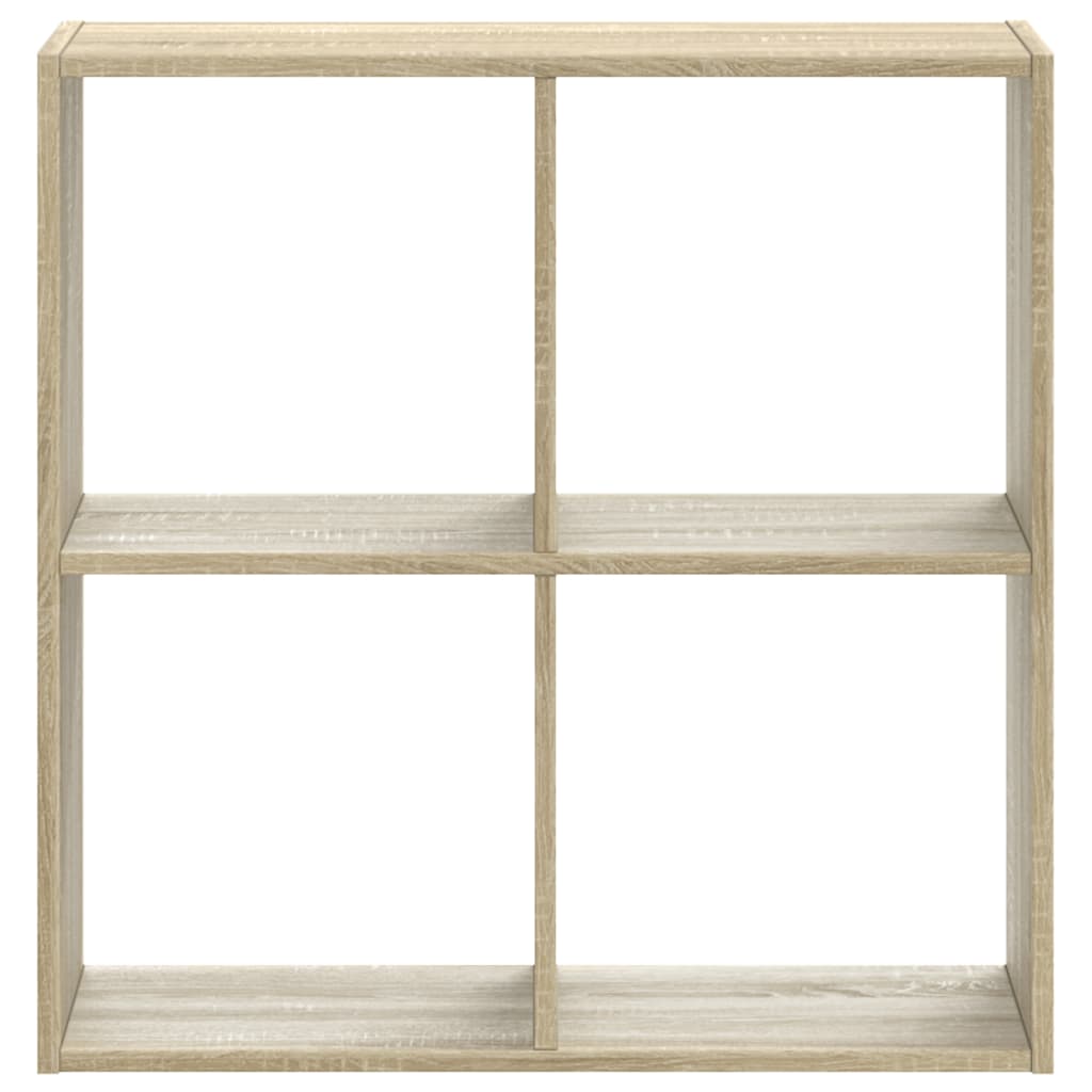 Regal za knjige boja hrasta 68,5x32x68,5 cm konstruirano drvo