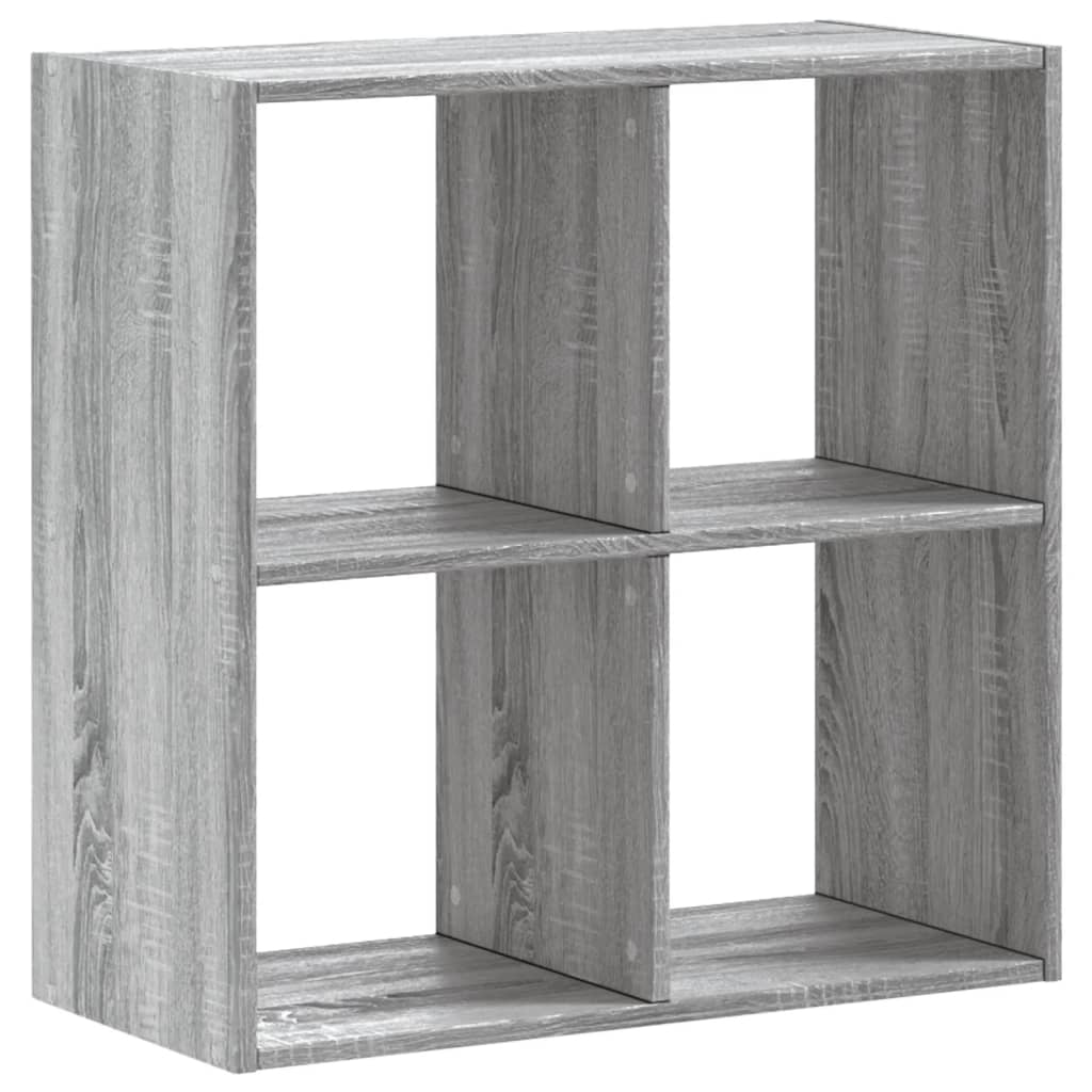 Regal za knjige boja hrasta 68,5x32x68,5 cm konstruirano drvo