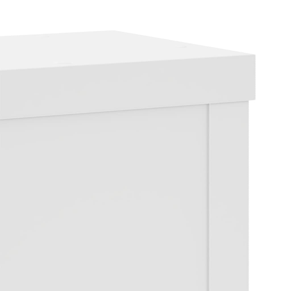 Stalci za biljke 2 kom bijeli 10x10x18 cm konstruirano drvo