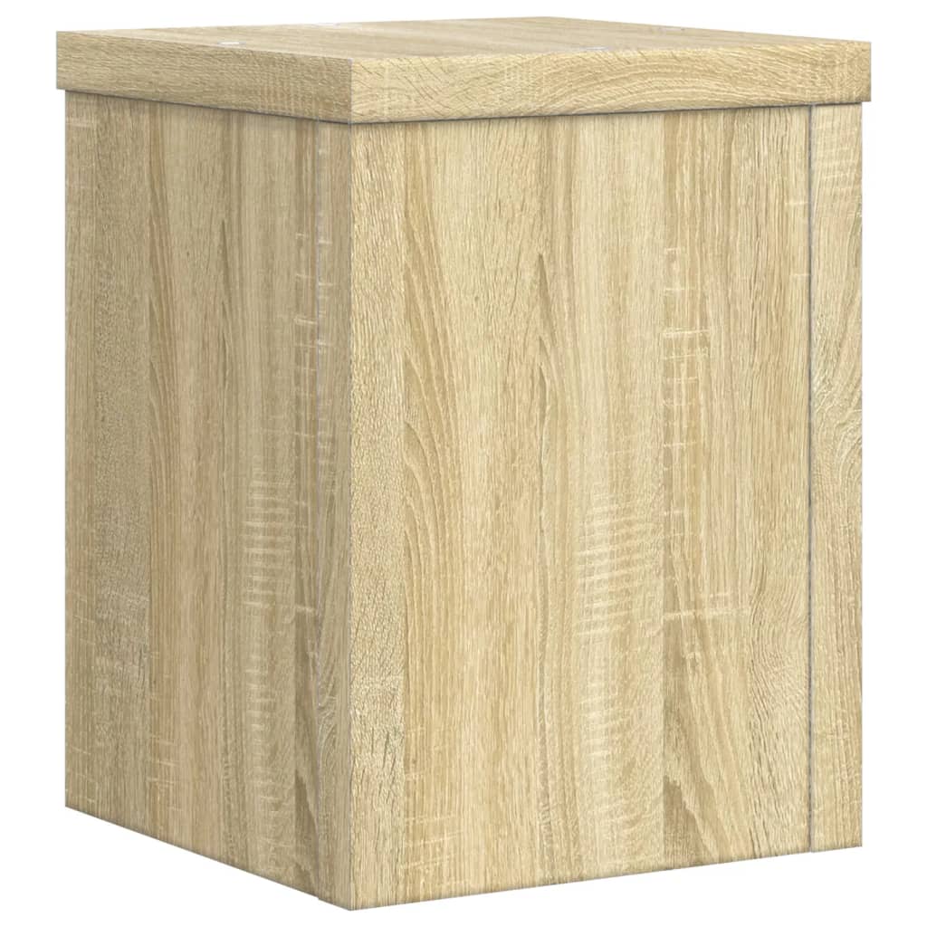 Stalci za biljke 2 kom boja hrasta 15 x 15 x 20 cm drveni