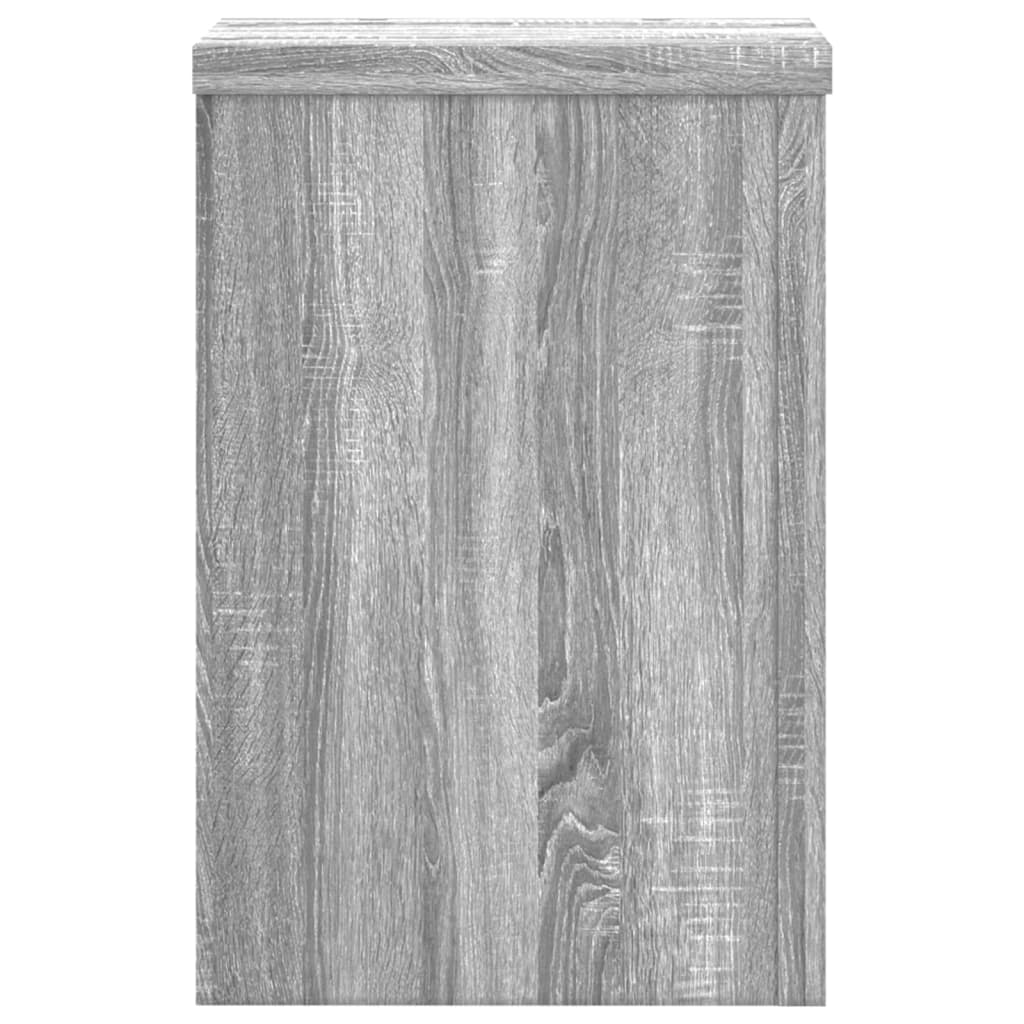 Stalci za biljke 2 kom boja hrasta 25x25x35cm konstruirano drvo
