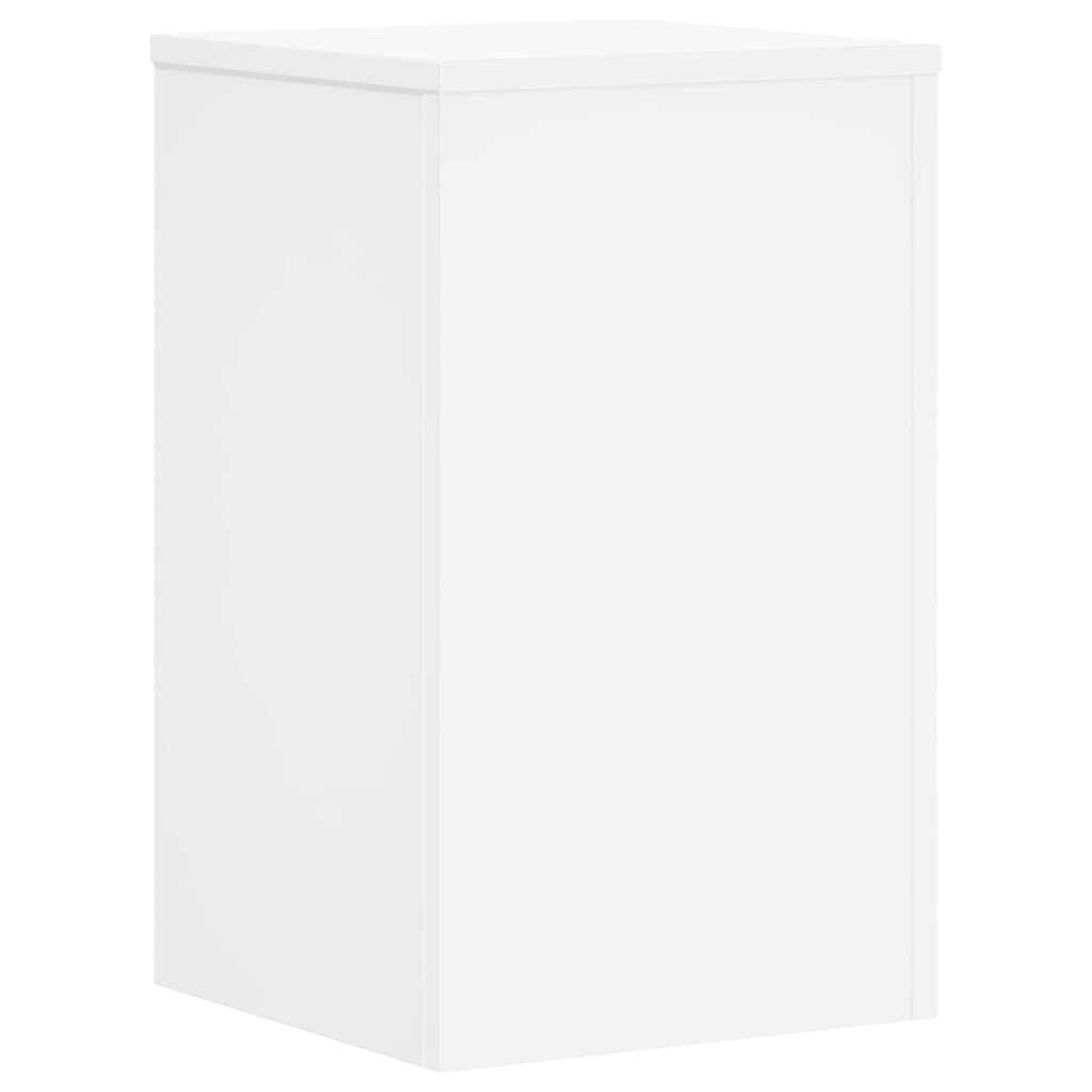 Stalci za biljke 2 kom bijeli 30x30x50 cm konstruirano drvo